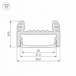 Профиль накладной Arlight ARH-WIDE-H16-2000 ANOD 018816 250_100_1887140