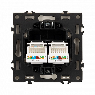 Розетка двойная Ethernet RJ-45 без рамки Arlight SCT-NOBE 059451 400_400_3089742