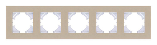 Рамка на 5 постов Kollinger Reflex MG RM5GD 500_191_3118721