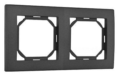 Рамка на 2 поста Arte Milano am-503.06 503.06-2.black 400_400_2303288