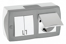 Блок с розеткой и выключателем Mono Electric Octans IP20 104-020001-187 250_100_1988571