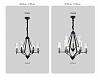 Подвесная люстра Ambrella Light TR TR3238 100_100_2023423