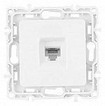 Розетка телефонная RJ-11 без рамки Arte Milano am-217 217.51-1.white 250_100_Array