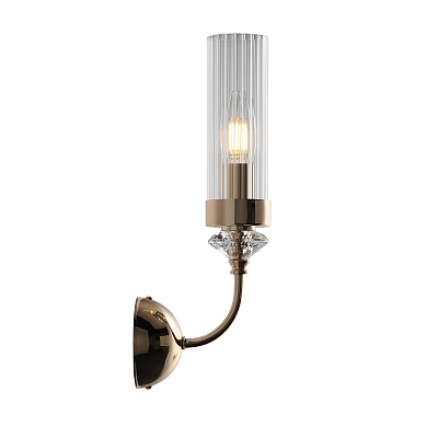 SL1402.201.01 Светильник настенный ST-Luce Латунь/Прозрачный E14*1 40W ЭЛЕГРА 400_400_2951200