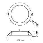9296 Встраиваемый светильник MANTRA EILAT 250_100_3194072