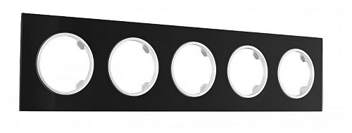 Рамка на 5 постов Arte Milano am-502.01 502.01-5.black 500_191_2302840