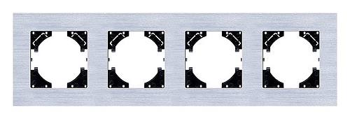 Рамка на 4 поста Kollinger Reflex AL RA4SR 500_191_3118644