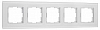 Рамка на 5 постов Werkel Senso белый soft-touch W0053101 100_100_2297249