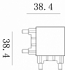 Соединитель угловой внутренний для треков накладных SWG PRO SLIM 00-00022072 100_100_3119883