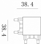 Соединитель угловой внутренний для треков накладных SWG PRO SLIM 00-00022072 250_100_3119883