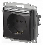 Розетка с заземлением с крышкой, без рамки Elbi Eleсtriс Zena Vega 609-011000-218 250_100_Array