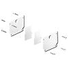 Заглушка для трека Denkirs SMART ONE TR2025-WH 100_100_2174235