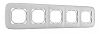 Рамка на 5 постов Arte Milano am-505.05 505.05-5.silver 100_100_2305868