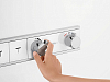 15357000S Set HG RainSelect термостатический смеситель для душа (15357000+15312180) 100_100_1436504