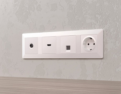 Накладка для розетки с заземлением и со шторками Ambrella Volt ALFA AP2070 400_400_2184947