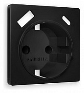 Накладка для розетки с заземлением и со шторками и 2хUSB type A и C Ambrella Volt ALFA AP8100 500_191_2306717