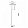 Наземный низкий светильник Odeon Light Mito 4047/1F 100_100_1723608