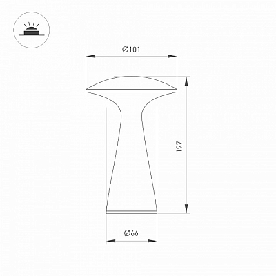 Настольная лампа декоративная Arlight SP-COLLADA 044361 400_400_1901563