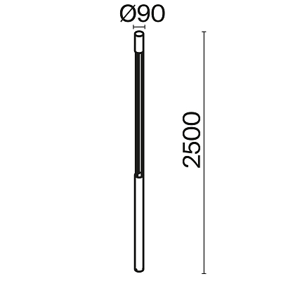 Садово-парковый светильник Outdoor O427FL-L30GF3K 400_400_806961