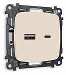 Розетка 2хUSB type A и C без рамки Ambrella Volt OMEGA MO331010 250_100_Array