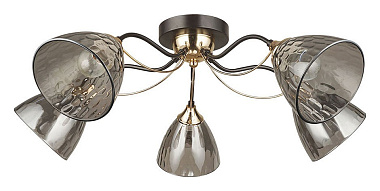 Потолочная люстра Arte Lamp Lily A4366PL-5BK 500_191_2431446