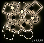 Накладной светильник iLedex Galaxy X046124 24W 3000K WH 250_100_1991250