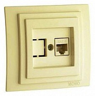 Розетка Ethernet RJ-45 Mono Electric Larissa 103-171705-125 500_191_2281634