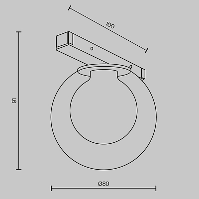 Трековый светильник Technical TR181-1-4WTW-B 400_400_830435