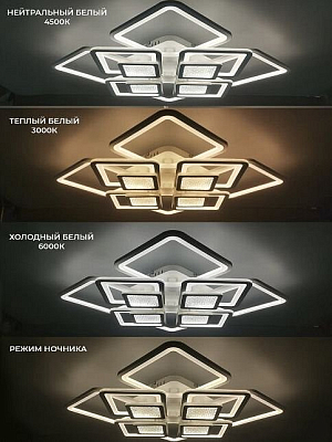 Потолочная люстра Seven Fires Khemmi #00121711, 121711, SF7095/8C-WT 400_400_2050664
