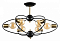Люстра на штанге Arte Lamp Glasgow A1963PL-6BK