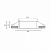 Встраиваемый светильник Hesby Lighting Bodo HSBL_0106 100_100_2039902