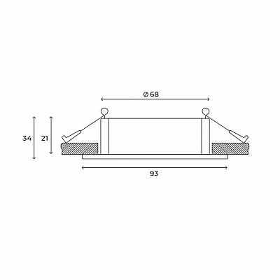 Встраиваемый светильник Hesby Lighting Bodo HSBL_0106 400_400_2039902