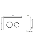 SET AQUATEK ЛИБРА T-TDI002 рама Standard INS-0000018+унитаз AQ1505T-00 с тонким сиденьем soft-close+крепление KKI-0000002 +кнопка TDI-0000002 250_100_2417320