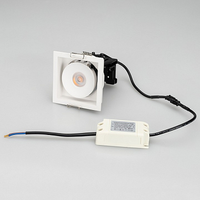 Встраиваемый светильник Arlight CL-SIMPLE-S80x80-9W Day4000 (WH, 45 deg) 028148 400_400_1888135