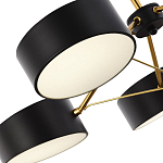 SLE6005-402-03 Светильник потолочный Черный, Золотистый/Черный LED 3*10W ВАЛЛЕ 250_100_2954140