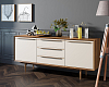 Комод "Bruni white" с тремя ящиками и дверками арт BR-03WH 100_100_1934686