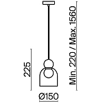 Подвесной светильник Freya FR5220PL-01G5 250_100_2852640