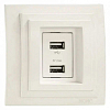 Розетка USB Mono Electric Larissa 103-171705-178 100_100_2162614