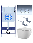SET AQUATEK ЕВРОПА-018 4в1 (рама AQUATEK Standard INS-0000012 с клавишей KDI-0000018 и крепежом KKI-0000002+унитаз AQ1901-00 с тонким сиденьем sc) 250_100_Array