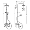 26284000 HG Vernis Shape Showerpipe 230 термостатическая душевая система 100_100_1438372