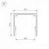 Профиль накладной Arlight FLEX 062627 100_100_3118208