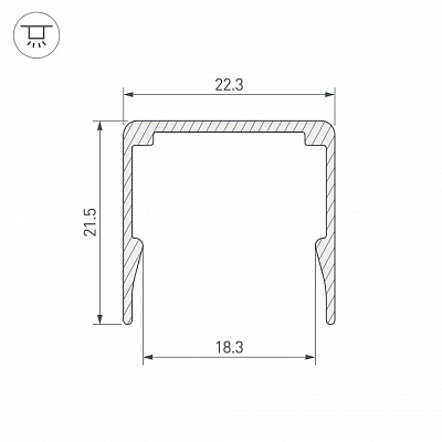 Профиль накладной Arlight FLEX 062627 400_400_3118208