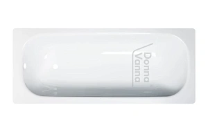 DONNA VANNA Ванна стальная 160x70x40 cм. с опорной подставкой, без ранта, белая орхидея, ВИЗ 500_191_2919281