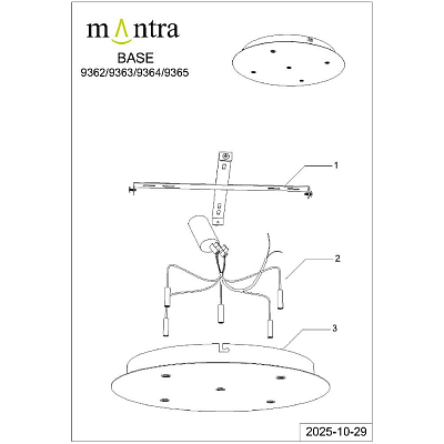 9364+9229 (5L) Подвесная люстра MANTRA ARRECIFE 400_400_3191044