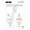 Подвесная люстра iLamp Manhattan P6315-D800 BR 100_100_1990330