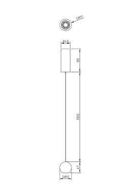 Подвесной светильник Maytoni P067PL-L5GF3K 400_400_2856983