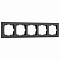 Рамка на 5 постов Werkel Stark (черный) W0051808