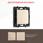 Заглушка для поста, без рамки Arte Milano am-217 217.50-1.shampan 250_100_2167963