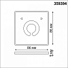 Панель-диммер сенсорный накладной Novotech Glat 359394 100_100_2120474