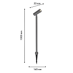 Наземный высокий светильник Favourite Micron 4810-1F 250_100_3084976
